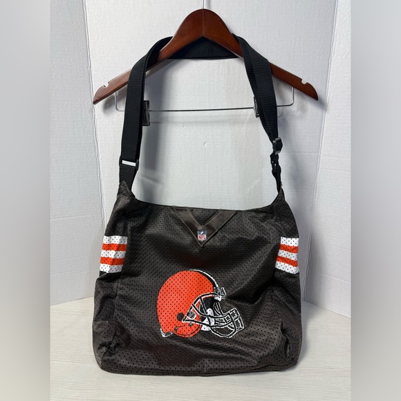 NFL Other - NFL Brown and Orange Team Helmet Messenger Bag